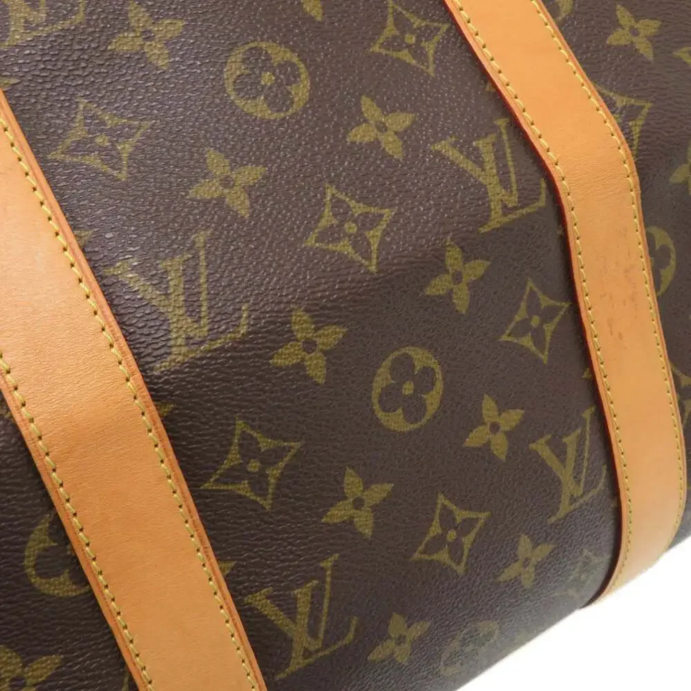 LOUIS VUITTON Brown Monogram Keepall 50 Boston Bag